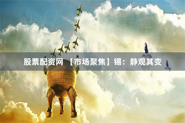 股票配资网 【市场聚焦】锡：静观其变